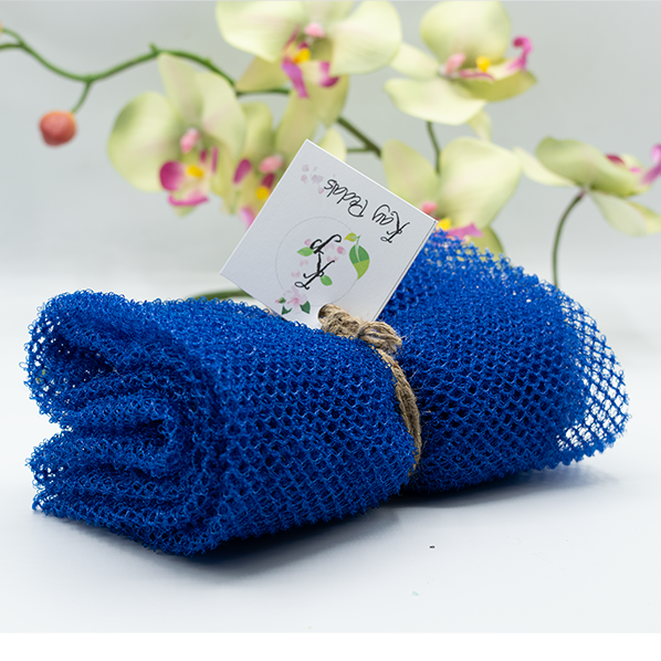 Kay Pedals Mesh Sponge Exfoliating Back Scrub Long Shower Net Sponge