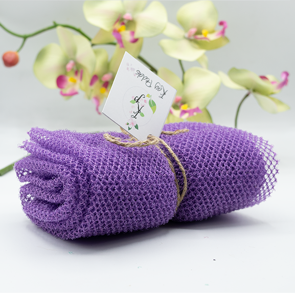 Kay Pedals Mesh Sponge Exfoliating Back Scrub Long Shower Net Sponge