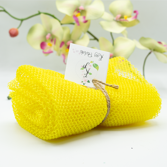 Kay Pedals Mesh Sponge Exfoliating Back Scrub Long Shower Net Sponge