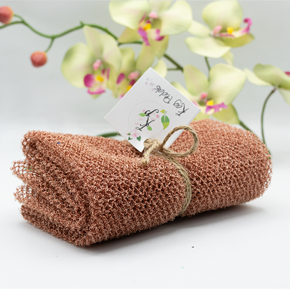 Kay Pedals  Mesh Sponge Exfoliating Back Scrub Long Shower Net Sponge